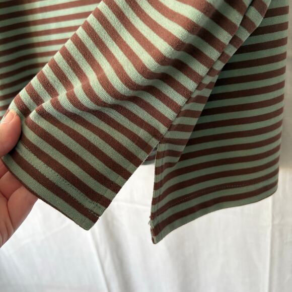 Anniewear Los Angeles Striped T-Shirt Soft Size Large Style AT2007 - Picture 4 of 6